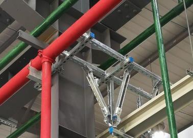 伊川该抗震支架的整体式支吊架结构协调性好